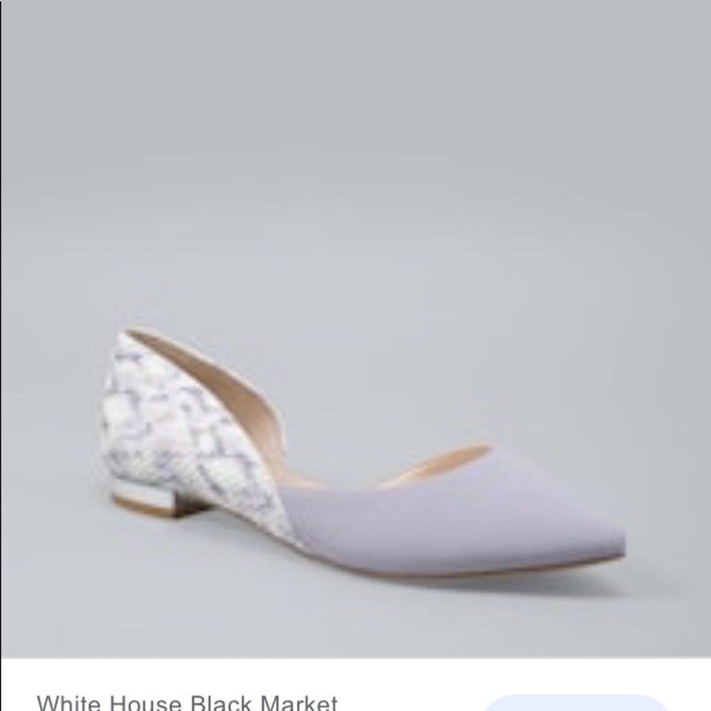 Looking for Snake-Embossed Flats WHBM